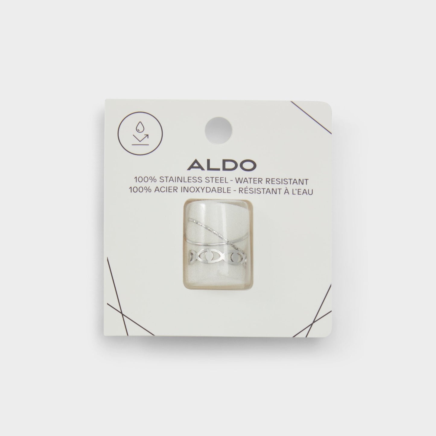 Twisted Silver Women's Rings - Toe ring Aldo Silver