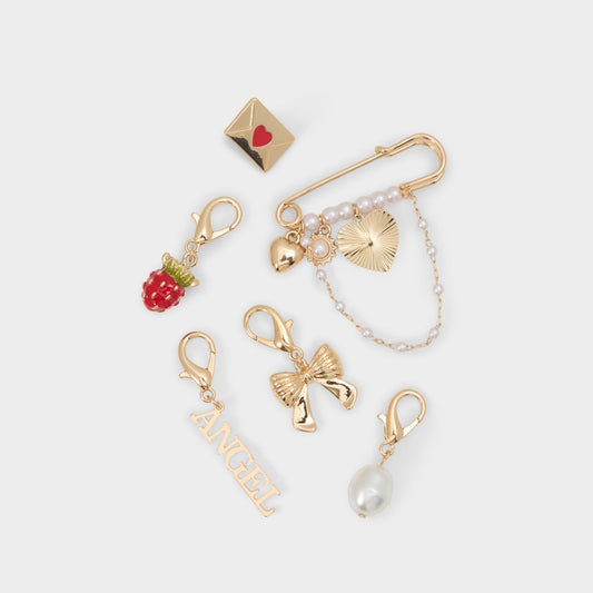 Loveletters in Red - Shoe charms Aldo Red