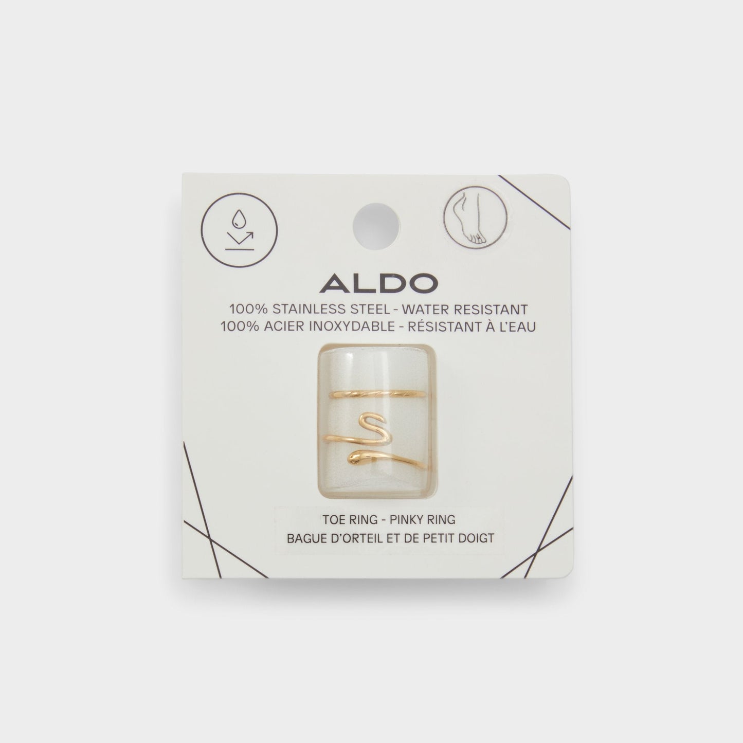 Valalever Gold Women's Rings - Toe ring Aldo Gold