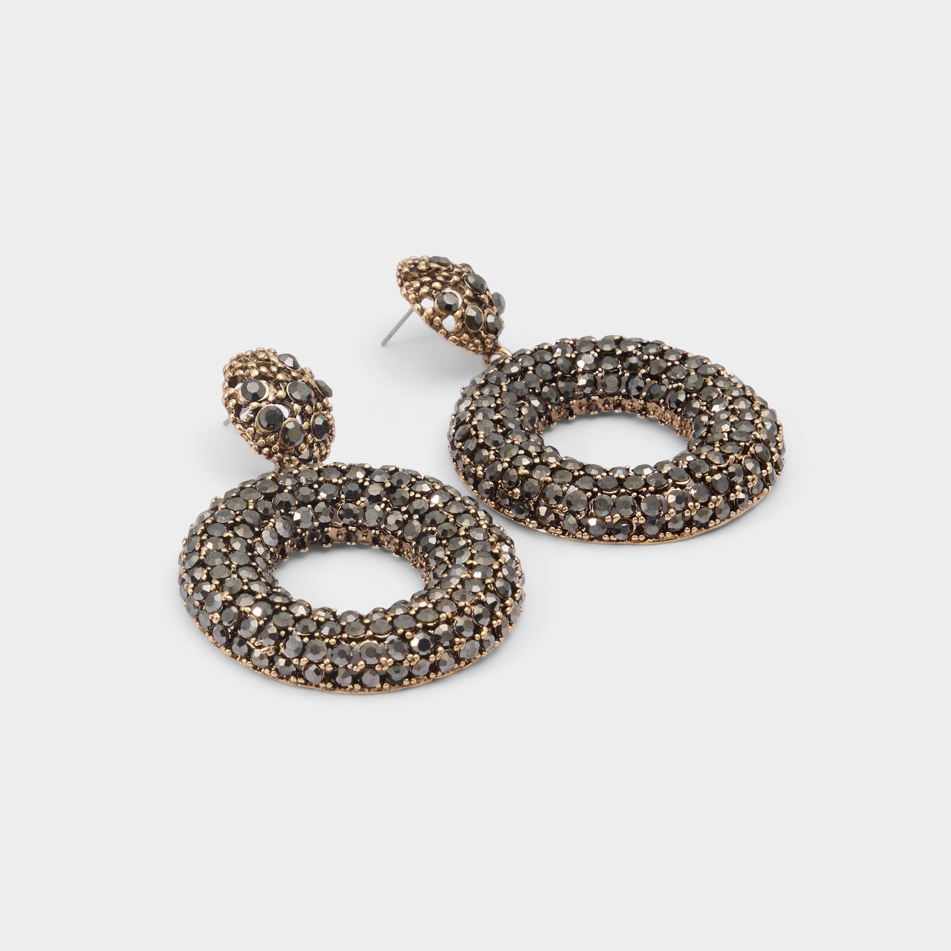 Stonebrooke in Grey - Hoop earrings Aldo Grey