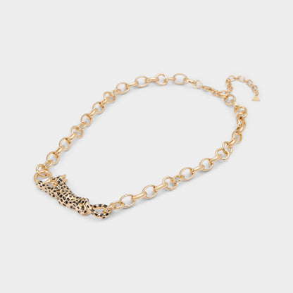 Panthere in Black Gold Multi - Pendant necklace Aldo Black/gold multi