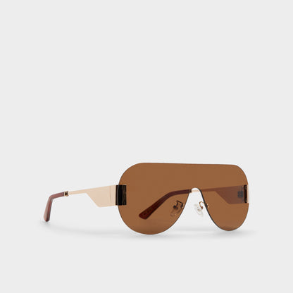 Agrocan Brown Women's Shield - Shield sunglasses Aldo Brown