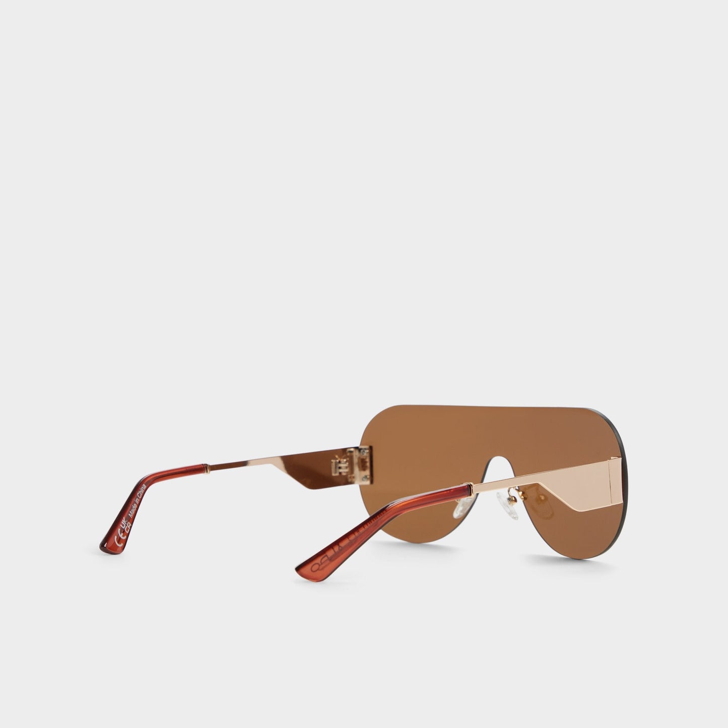 Agrocan Brown Women's Shield - Shield sunglasses Aldo Brown