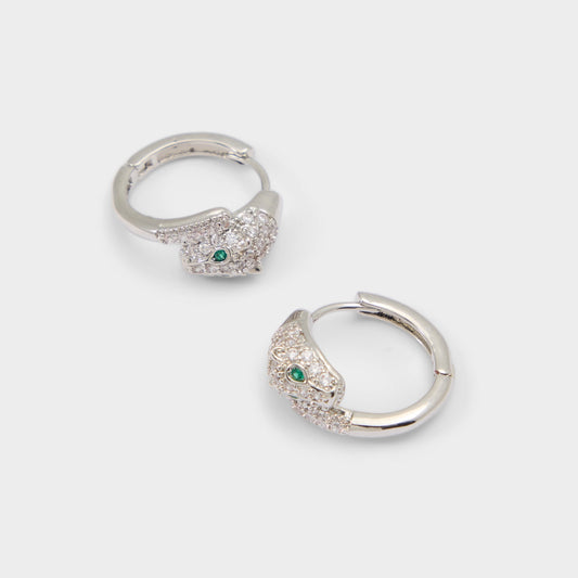 Feraluxe in Silver Clear Multi - Hoop earrings Aldo Silver/clear multi