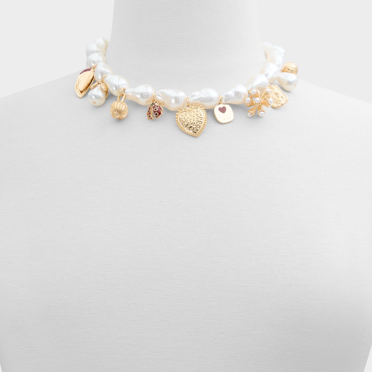 Charmsinlove Red Women's Necklaces - Charm necklace Aldo Red