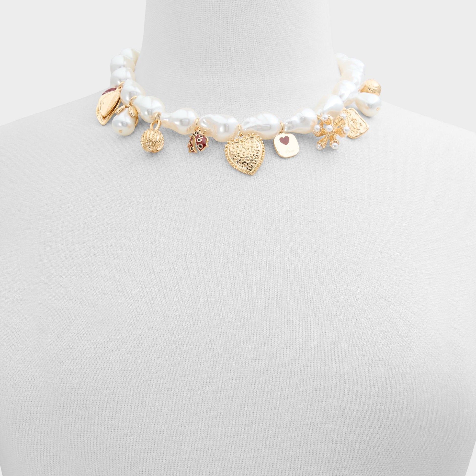 Charmsinlove Red Women's Necklaces - Charm necklace Aldo Red