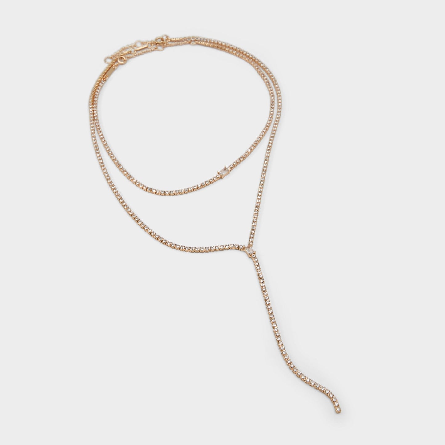 Alata Gold/Clear Multi Women's Cubic Zirconia - Necklace Aldo Gold/Clear Multi