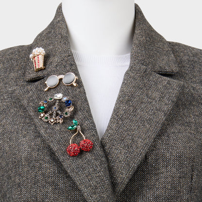 Chillvibes in Red - Decorative brooch Aldo Red