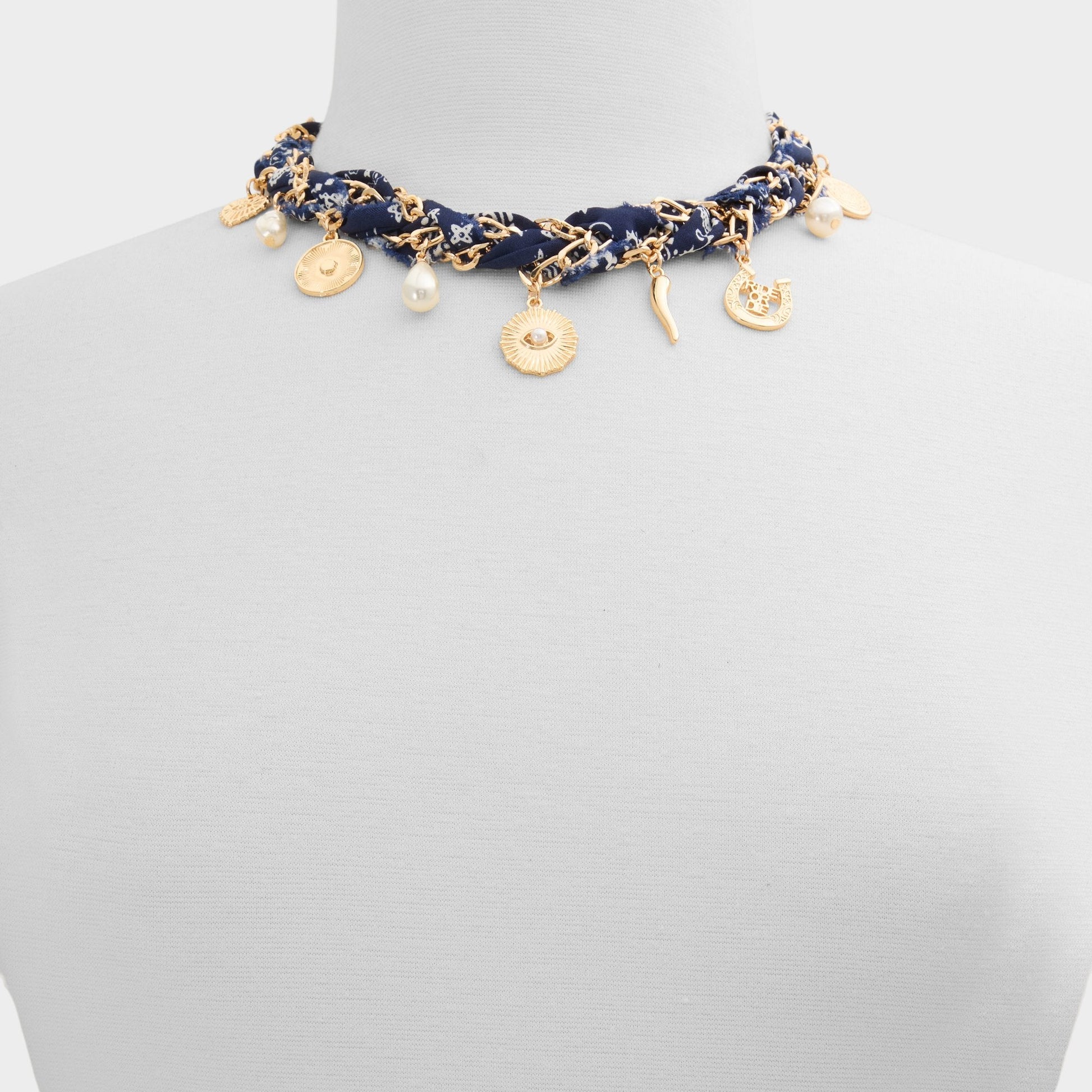 Goodluckcharms Navy Women's Necklaces - Charm necklace Aldo Navy