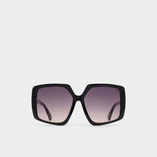Asya Black/Gold Multi Women's Square - Square sunglasses Aldo Black/Gold Multi