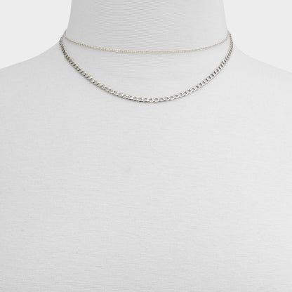 Lovechain Silver Women's Aldo Sport Club - Necklace Aldo Silver