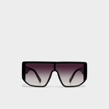 Thiedan Black/Gold Multi Women's Shield - Shield sunglasses Aldo Black/Gold Multi