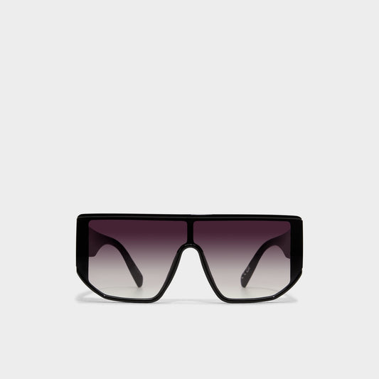 Thiedan Black/Gold Multi Women's Shield - Shield sunglasses Aldo Black/Gold Multi