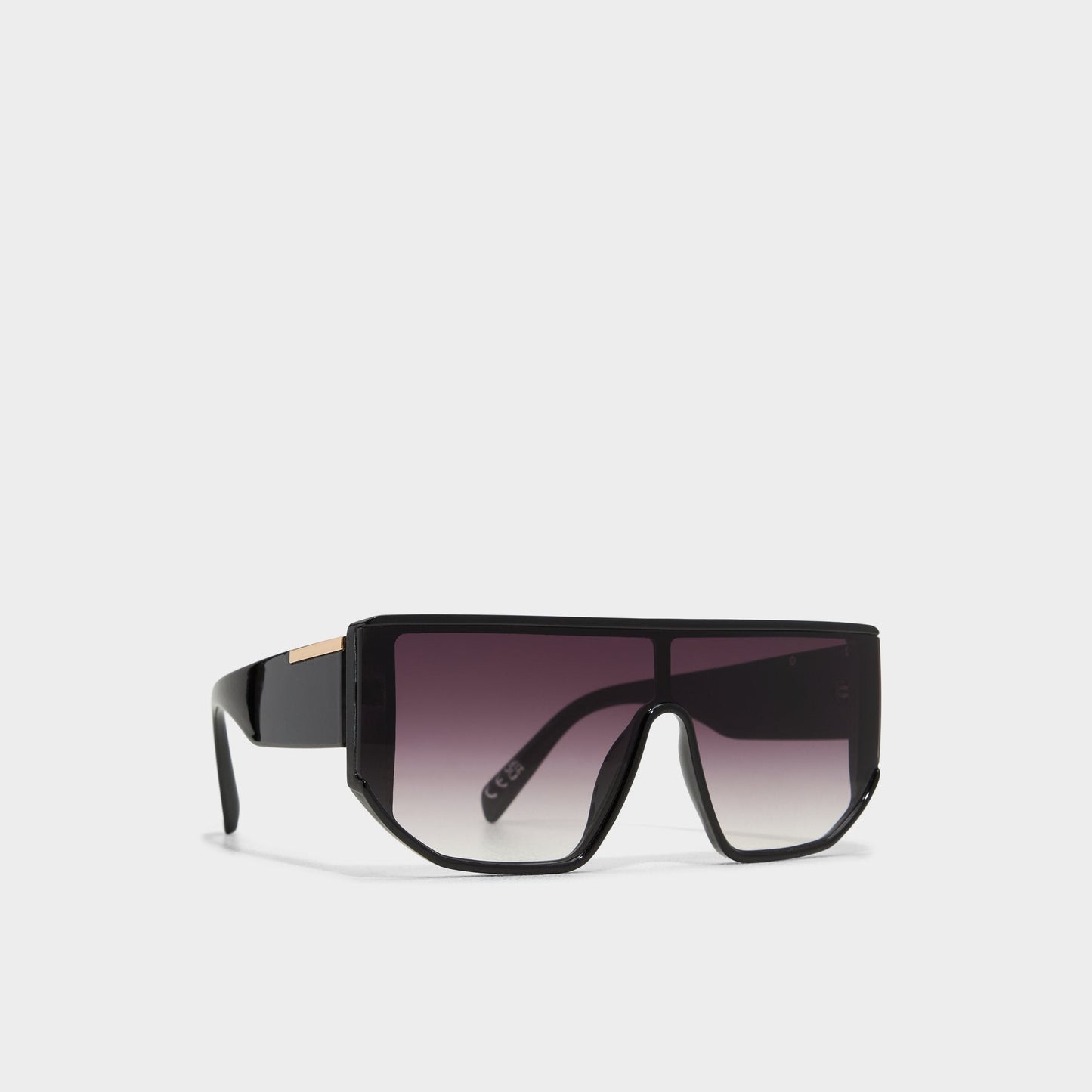 Thiedan Black/Gold Multi Women's Shield - Shield sunglasses Aldo Black/Gold Multi