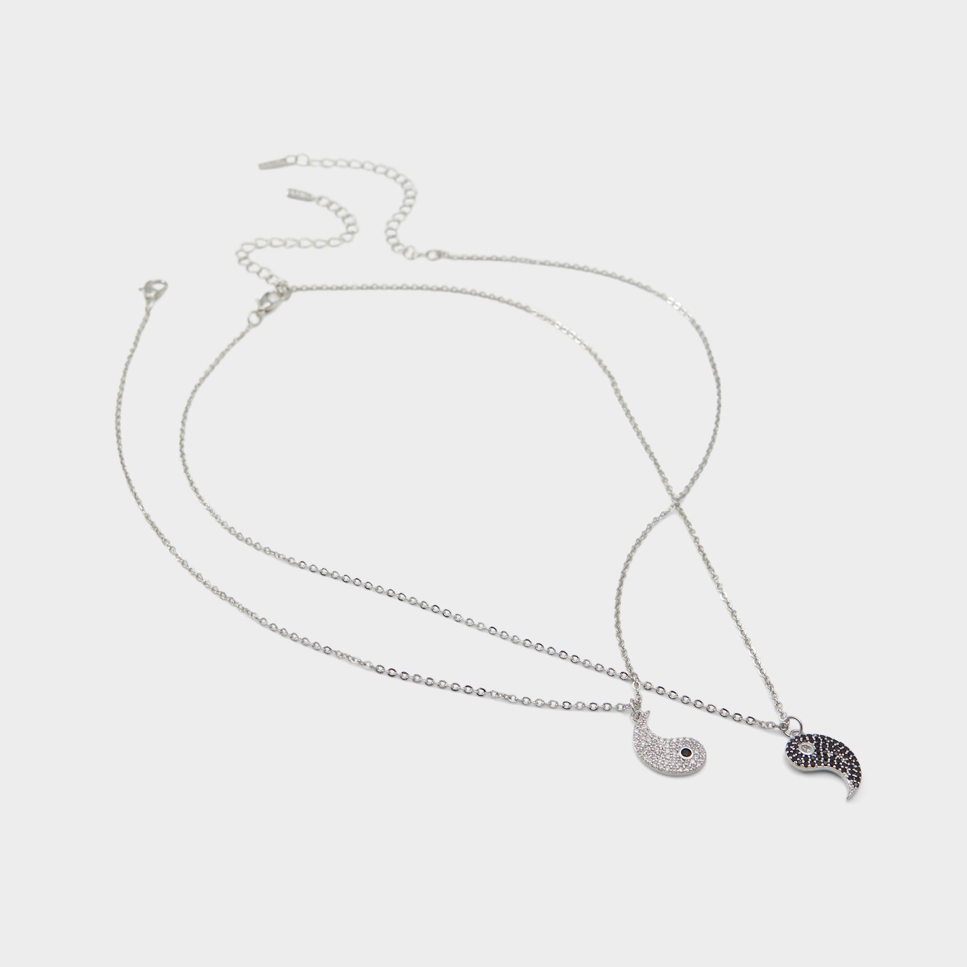 Yintomyyang Black/Silver Multi Women's Necklaces - Necklace Aldo Black/Silver Multi