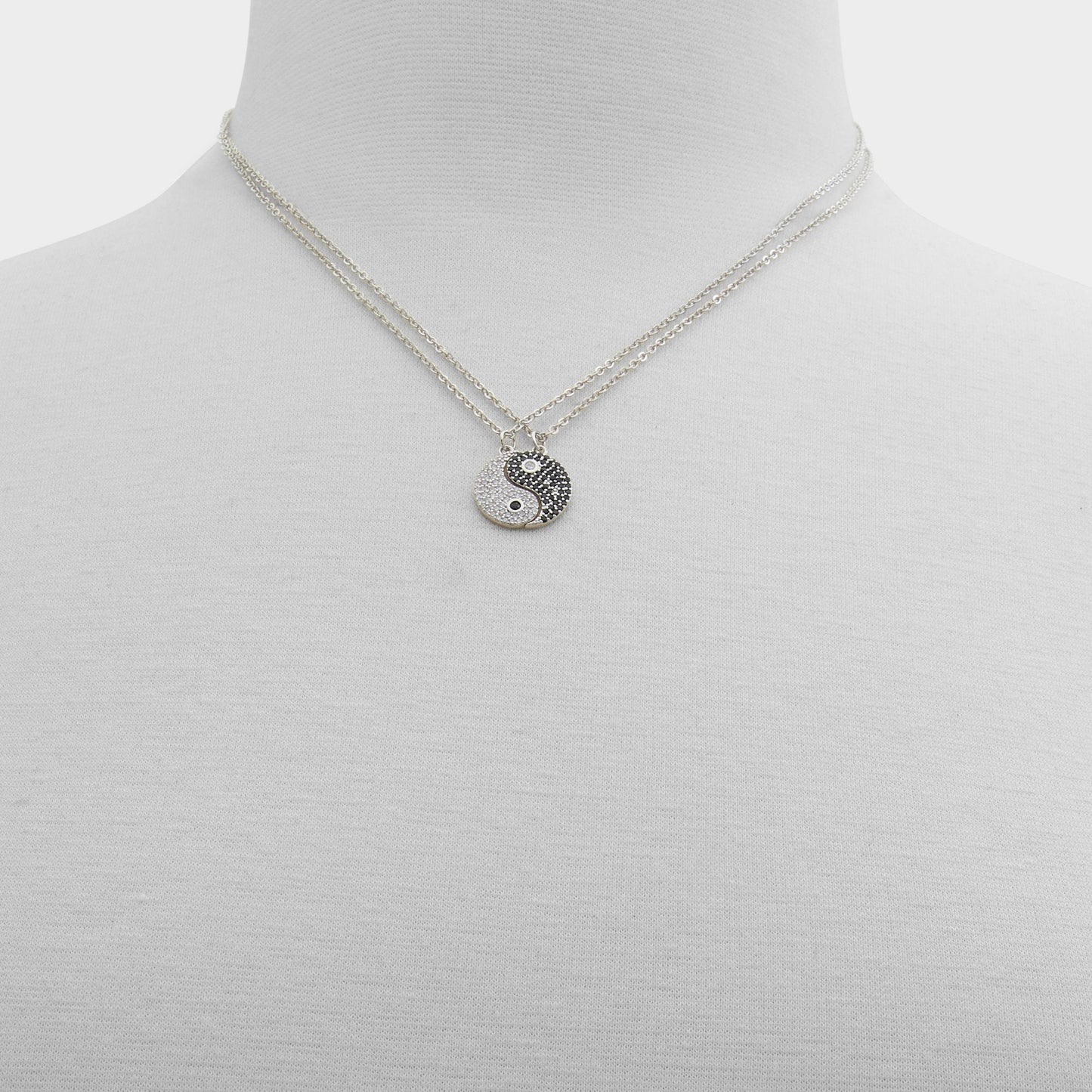 Yintomyyang Black/Silver Multi Women's Necklaces - Necklace Aldo Black/Silver Multi