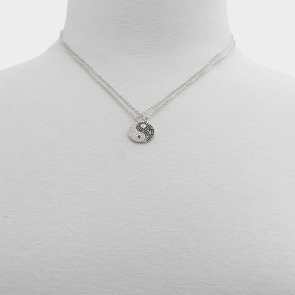 Yintomyyang Black/Silver Multi Women's Necklaces - Necklace Aldo Black/Silver Multi