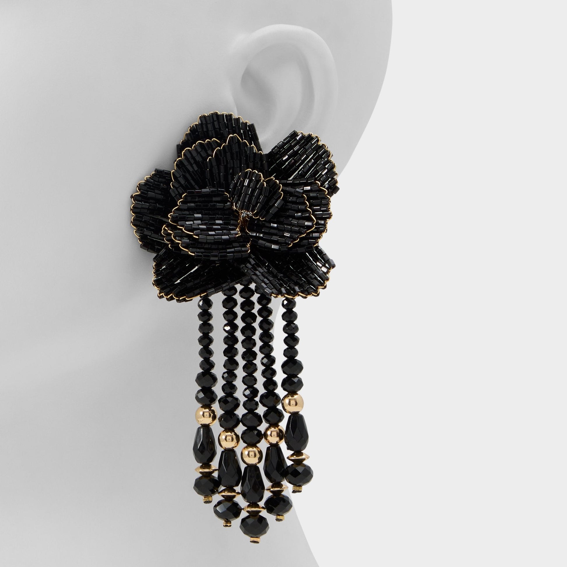 Petalia Black/Gold Multi Women's Earrings - Statement earrings Aldo Black/gold multi