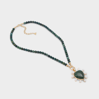 Preciousheart in Dark Green - Necklace Aldo Dark green