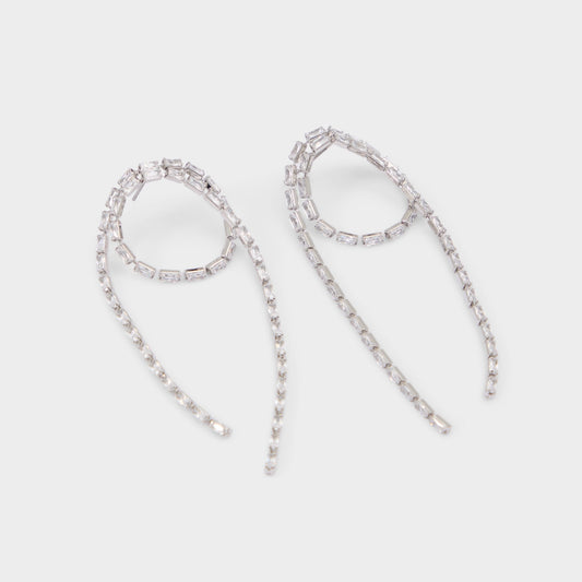 Wude in Silver Clear Multi - Chandelier earrings Aldo Silver/clear multi