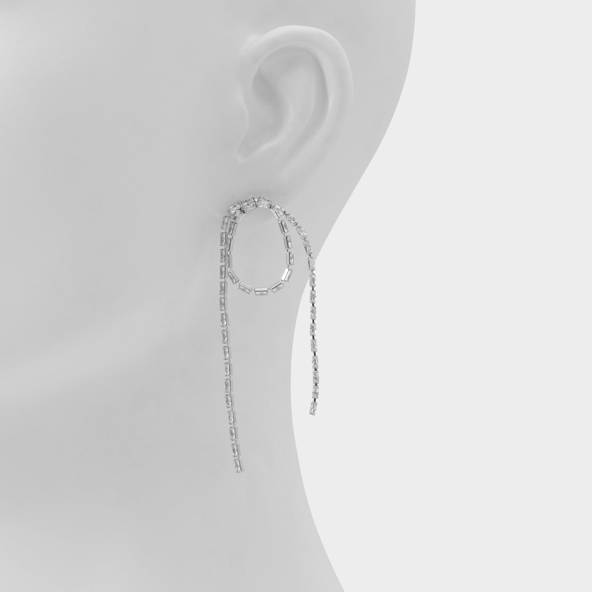 Wude in Silver Clear Multi - Chandelier earrings Aldo Silver/clear multi