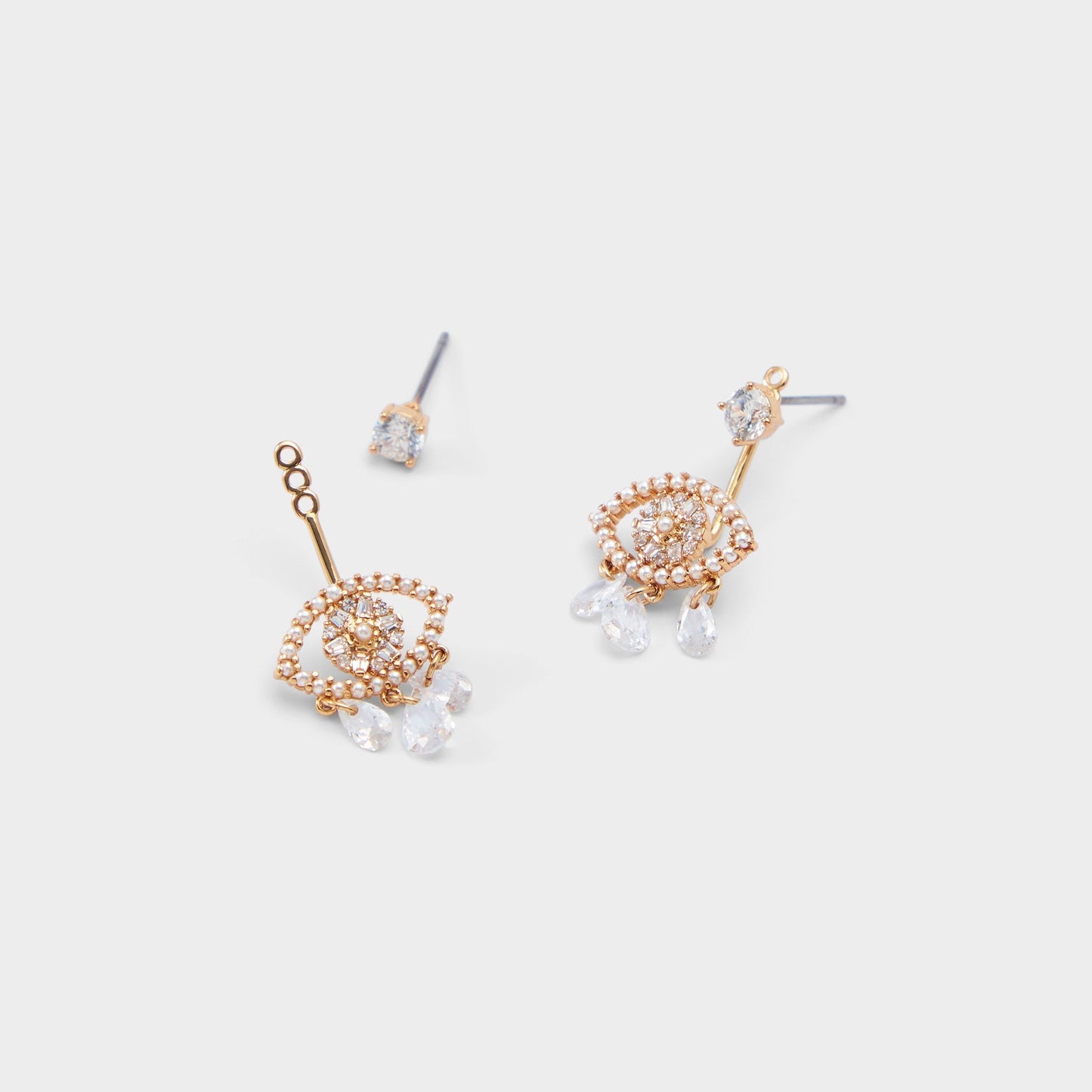 Eulalie Gold/Clear Multi Women's Gold plated - Earrings Aldo Gold/Clear Multi