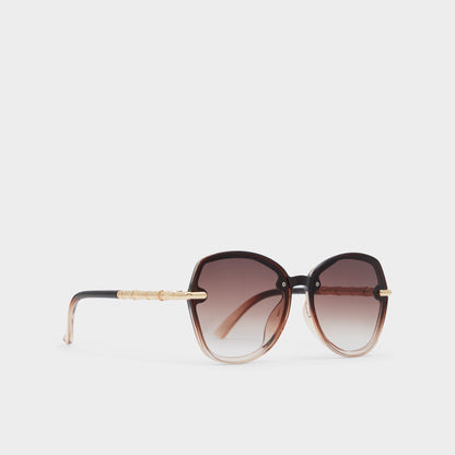 Cortegaca Brown Women's Round - Square sunglasses Aldo Brown