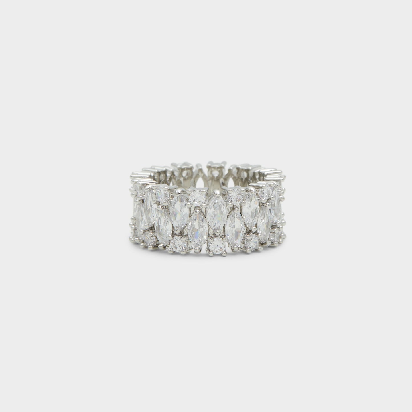 Nikka Silver/Clear Multi Women's Cubic Zirconia - Ring Aldo Silver/Clear Multi