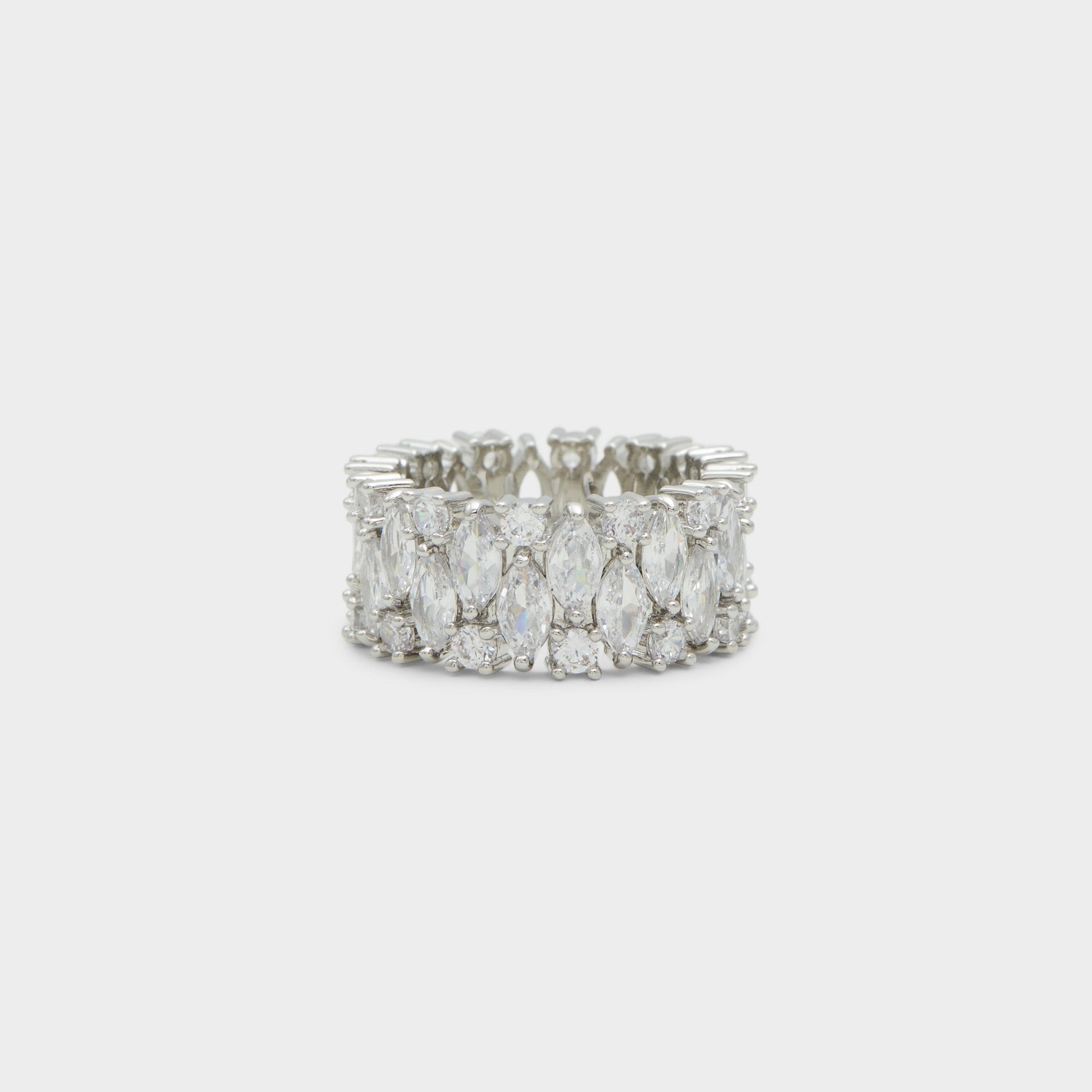 Nikka Silver/Clear Multi Women's Cubic Zirconia - Ring Aldo Silver/Clear Multi