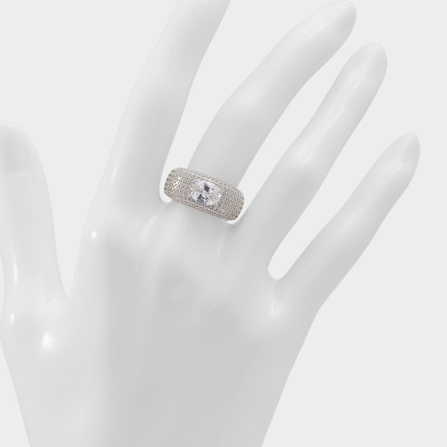 Caredar Silver/Clear Multi Women's Cubic Zirconia - Ring Aldo Silver/Clear Multi