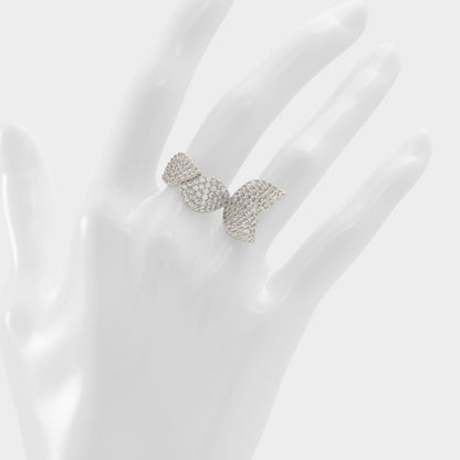 Celenring Silver/Clear Multi Women's Rings - Ring Aldo Silver/Clear Multi