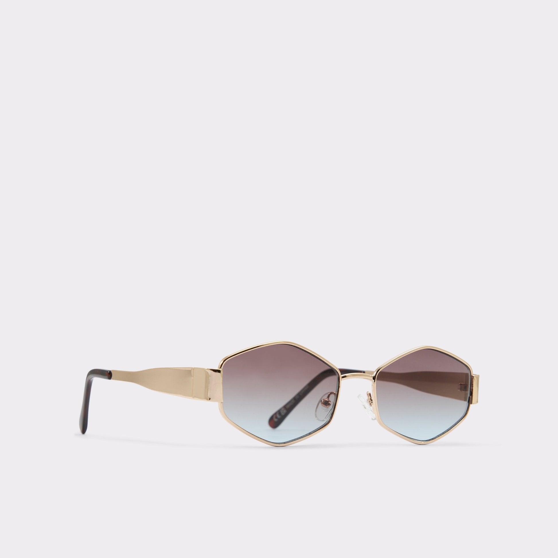 Rilibaen Gold Women's Round - Sunglasses Aldo Gold