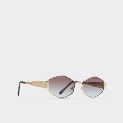 Rilibaen Gold Women's Round - Sunglasses Aldo Gold