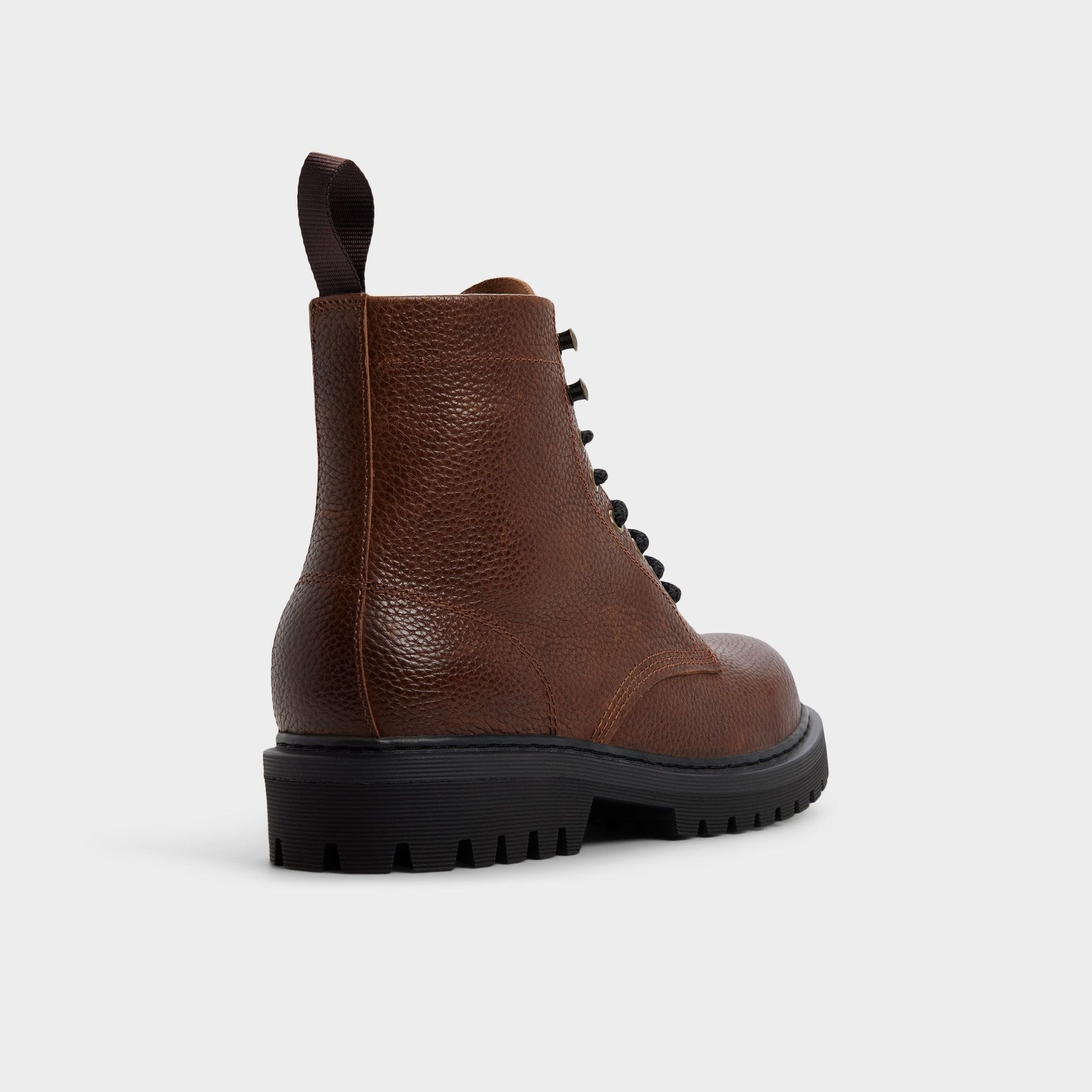 Doublezero in Dark Brown - Combat boot, Lug sole Aldo Dark brown