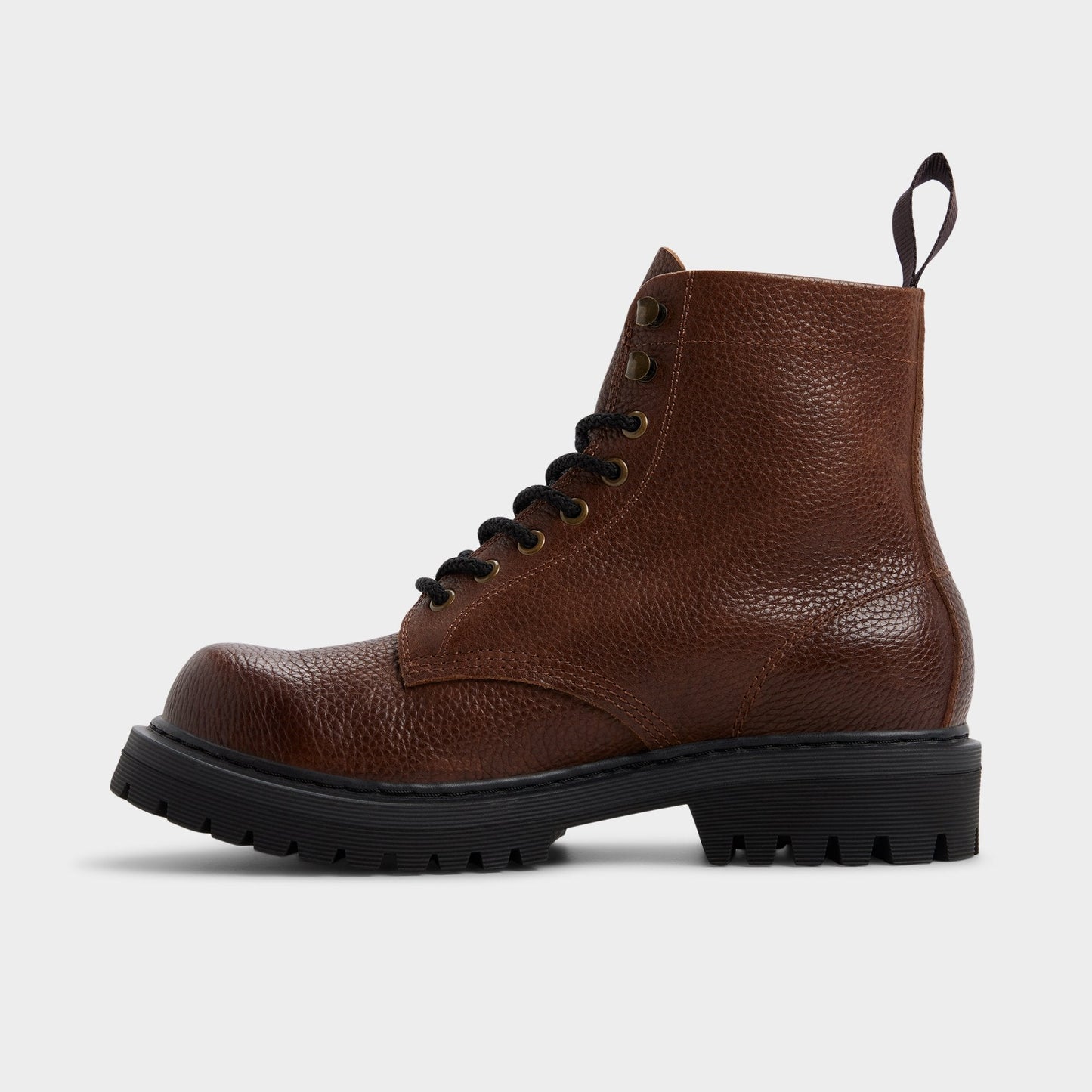 Doublezero in Dark Brown - Combat boot, Lug sole Aldo Dark brown