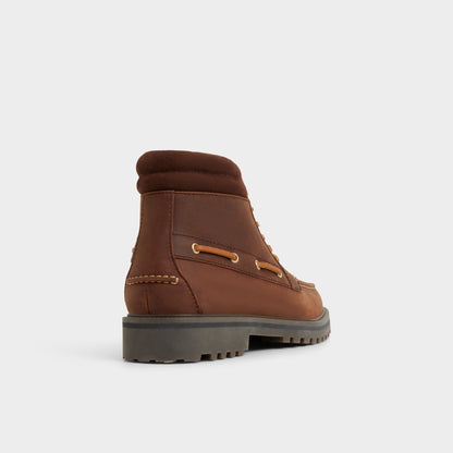 Farrell in Medium Brown - Combat boot, Lug sole Aldo Medium brown