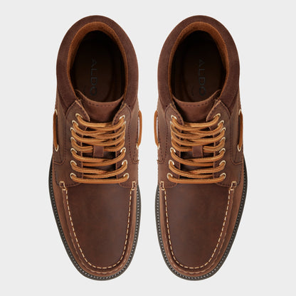 Farrell in Medium Brown - Combat boot, Lug sole Aldo Medium brown