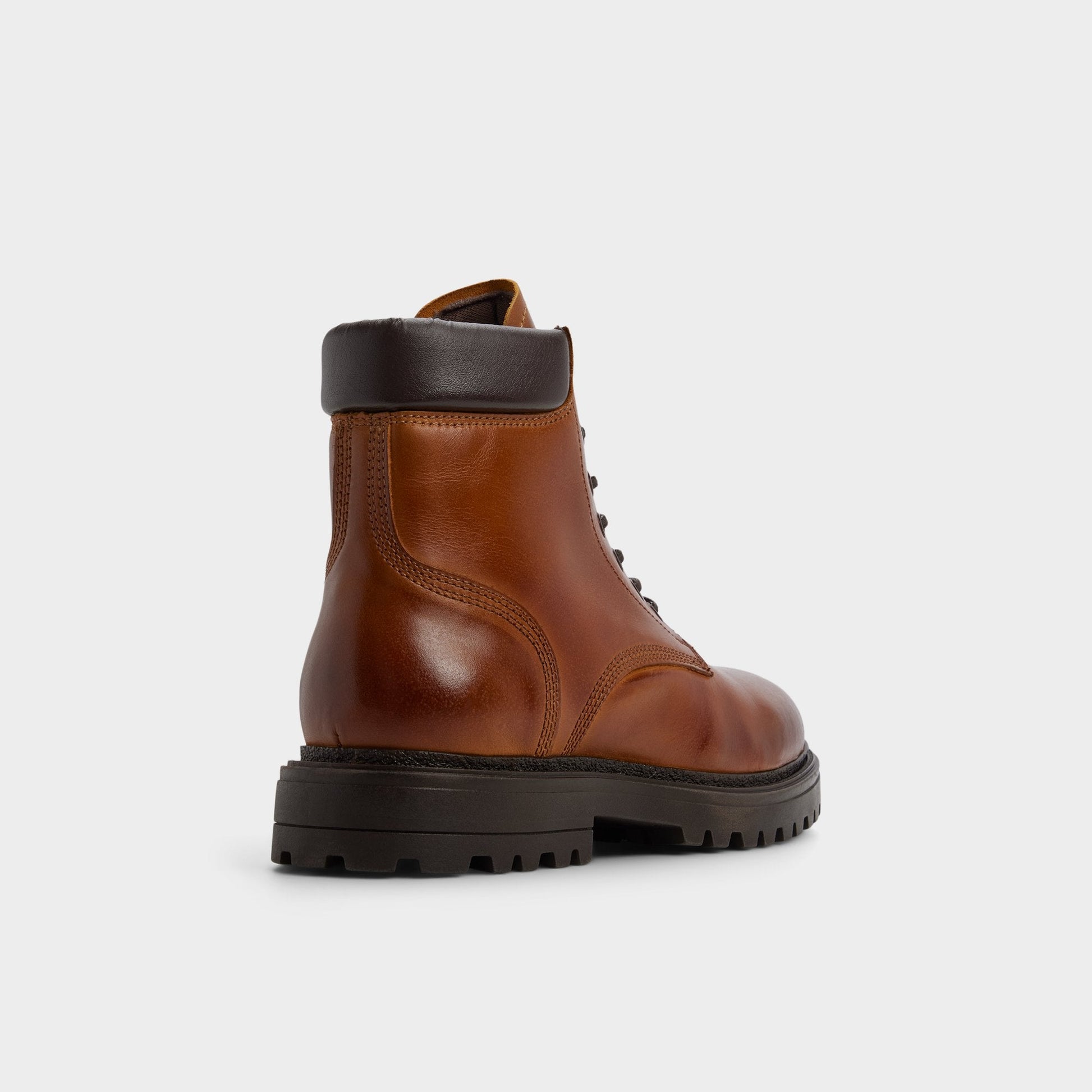 Draco in Cognac - Combat boot, Lug sole Aldo Cognac