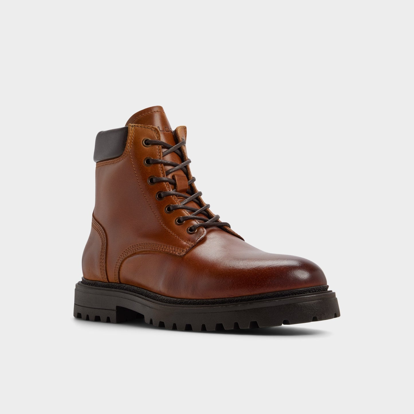 Draco in Cognac - Combat boot, Lug sole Aldo Cognac