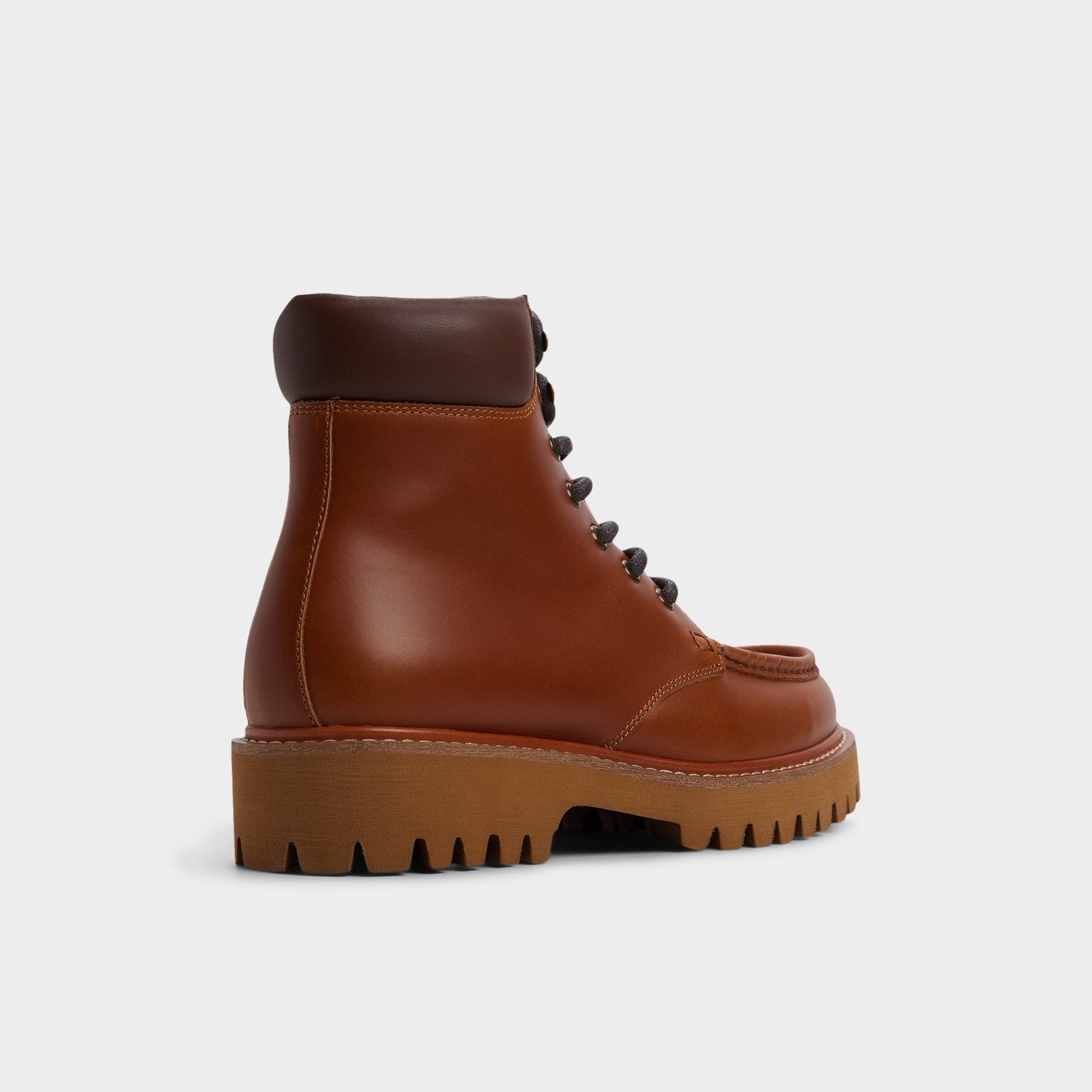 Grier in Cognac - Combat boot, Lug sole Aldo Cognac