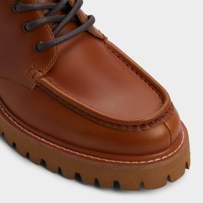 Grier in Cognac - Combat boot, Lug sole Aldo Cognac