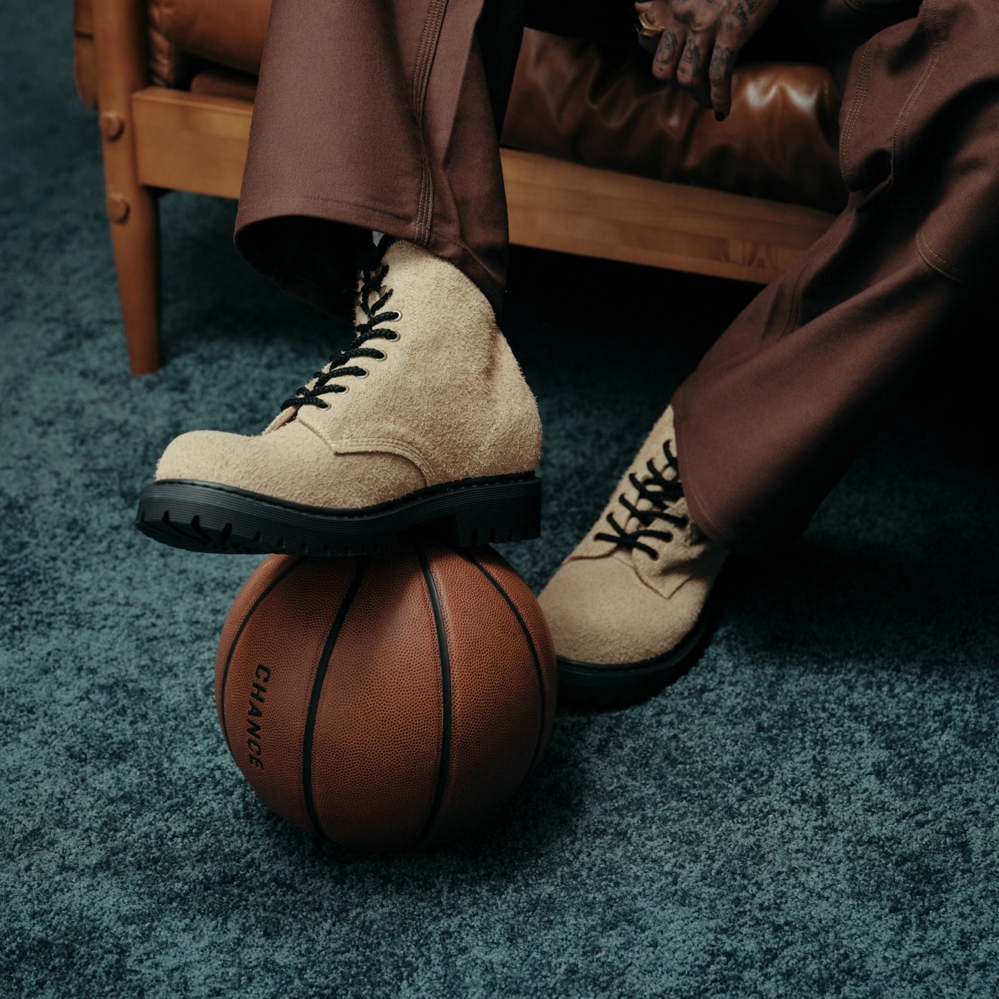 Doublezero in Sand - Combat boot Aldo Sand