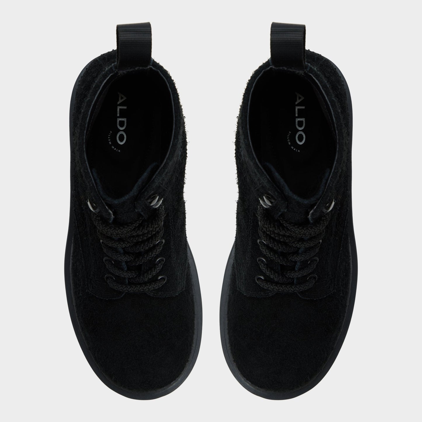 Doublezero in Black - Combat boot, Lug sole Aldo Black