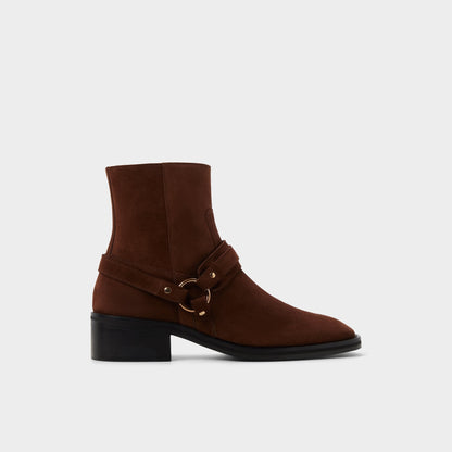 Marcos in Dark Brown - Ankle boot, Block heel Aldo Dark Brown
