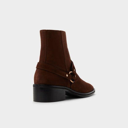 Marcos in Dark Brown - Ankle boot, Block heel Aldo Dark Brown