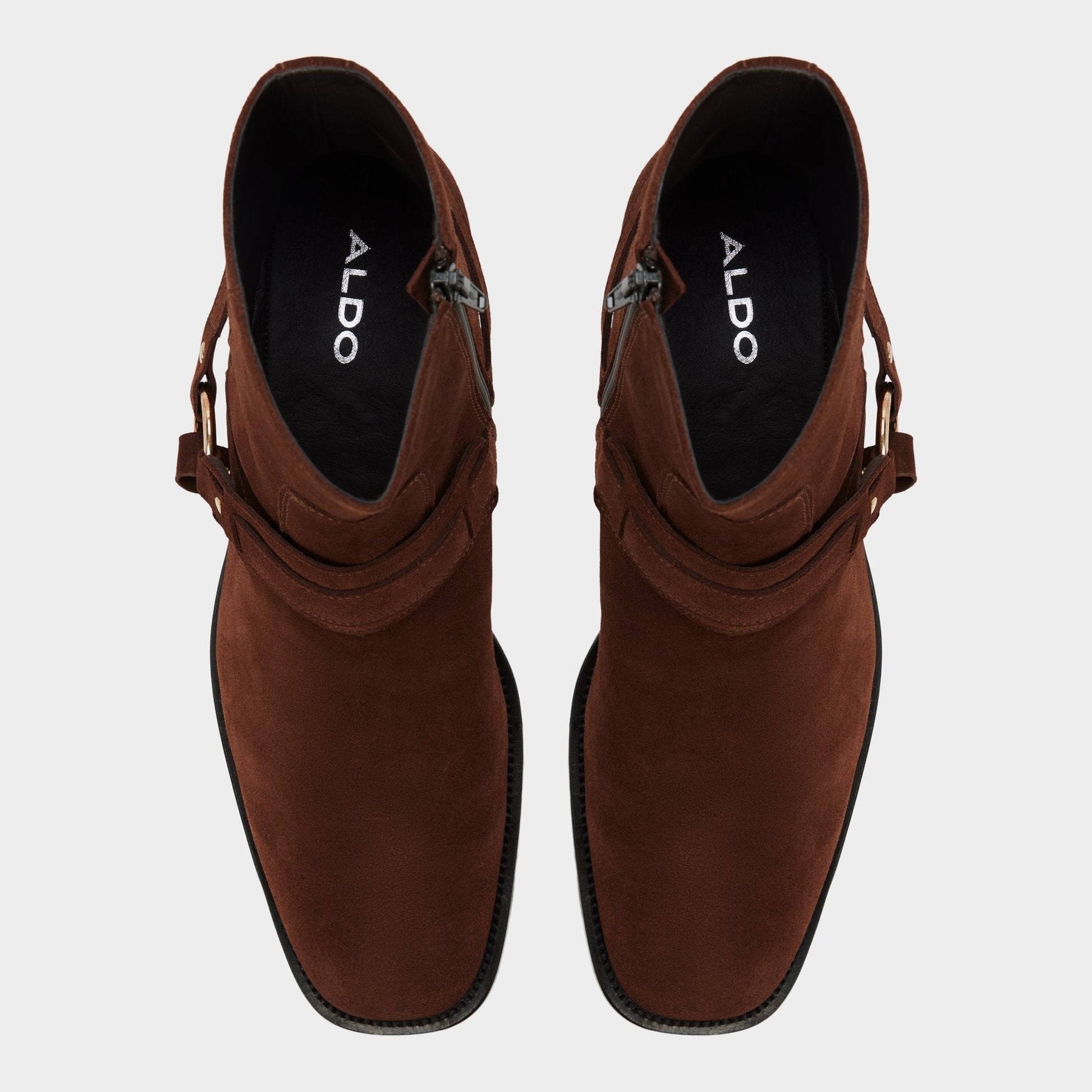 Marcos in Dark Brown - Ankle boot, Block heel Aldo Dark Brown