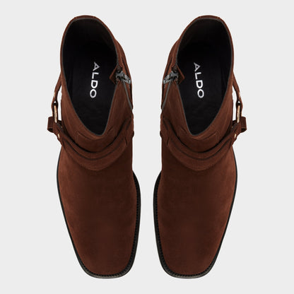 Marcos in Dark Brown - Ankle boot, Block heel Aldo Dark Brown