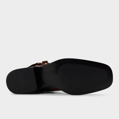 Marcos in Dark Brown - Ankle boot, Block heel Aldo Dark Brown
