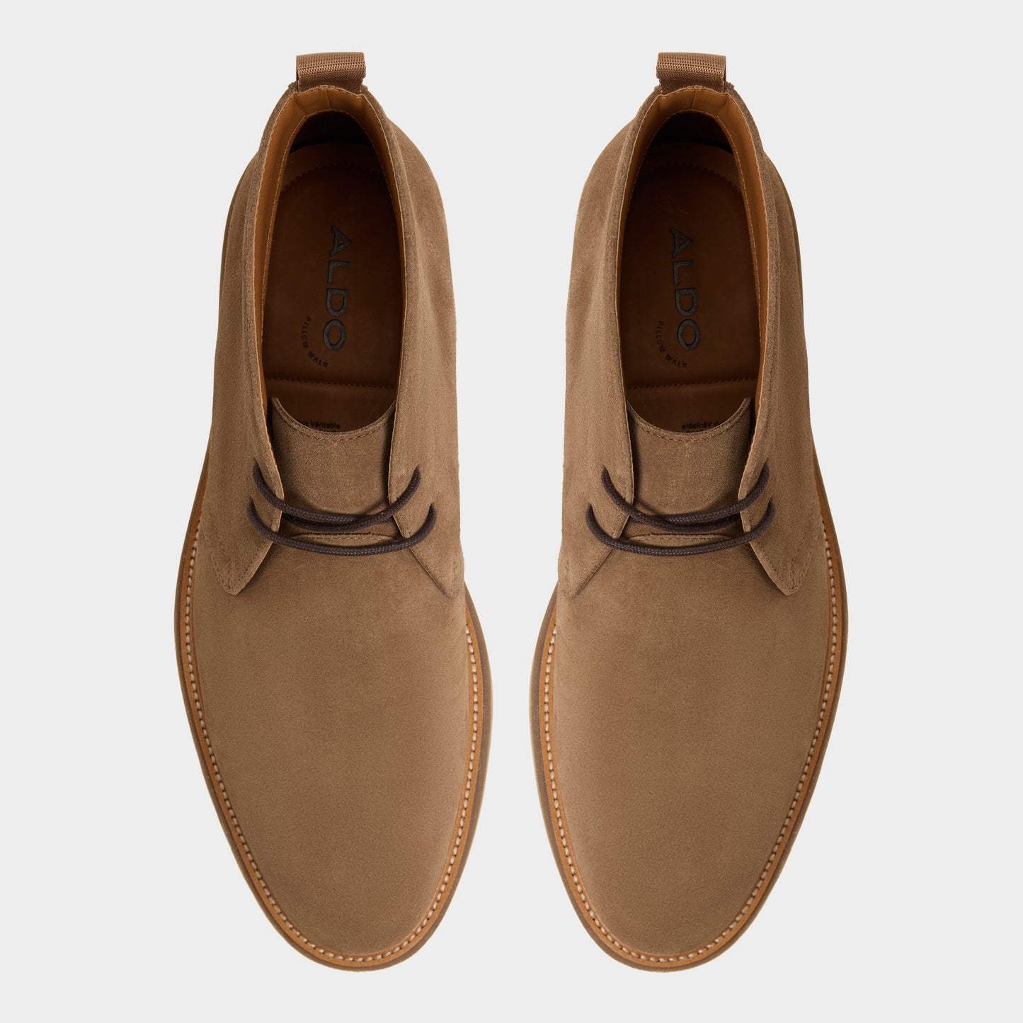 Jefrey Dark Brown Leather Suede Men's Chukka boots - Chukka boot Aldo Dark Brown