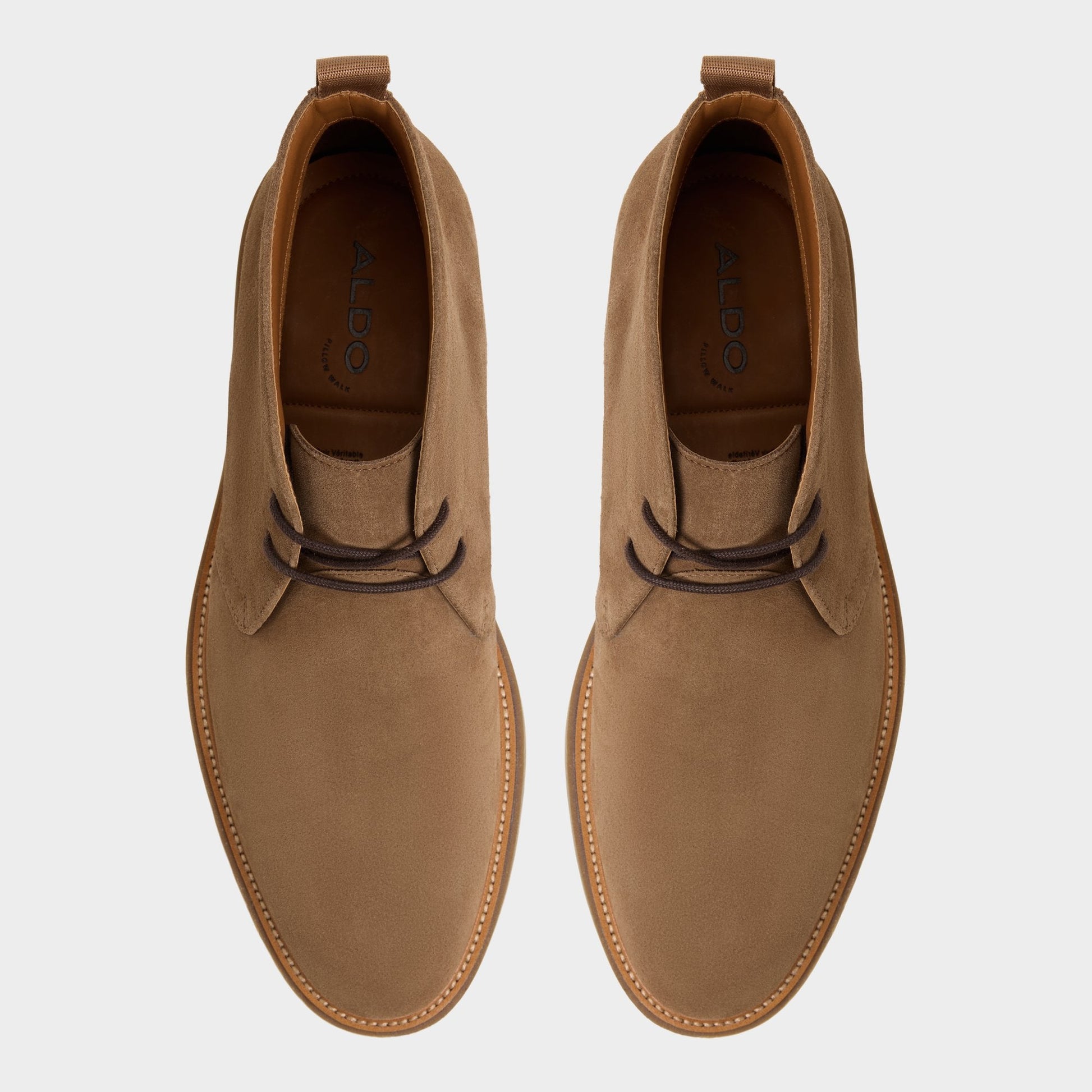Jefrey Dark Brown Leather Suede Men's Chukka boots - Chukka boot Aldo Dark Brown